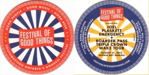 beer coaster from Festivals/Other in Ontario ( ON-FOGT-1 )