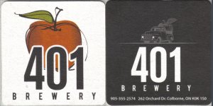 beer coaster from 46 North Brewing ( ON-FOR1-1 )