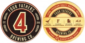 beer coaster from Frank Brewing Co.  ( ON-FOUR-1A )