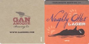 beer coaster from Ganaraska Brewing Co.  ( ON-GANA-1A )