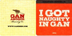 beer coaster from Ganaraska Brewing Co.  ( ON-GANA-3 )