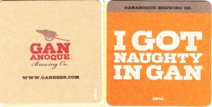 beer coaster from Ganaraska Brewing Co.  ( ON-GANA-3A )