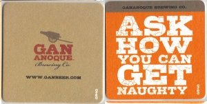 beer coaster from Ganaraska Brewing Co.  ( ON-GANA-4 )