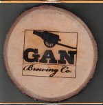 beer coaster from Ganaraska Brewing Co.  ( ON-GANA-5 )