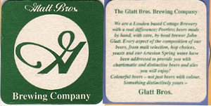 beer coaster from Glenora Springs Brewing ( ON-GLAT-17 )