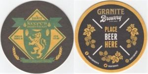 beer coaster from Grants Spring Brewing Co Ltd. ( ON-GRAI-3 )