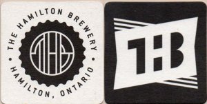 beer coaster from Hamilton Brewing Association ( ON-HAMI-1 )