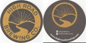 beer coaster from Highlander Brew Co.  ( ON-HIGR-1 )