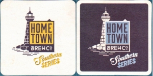 beer coaster from Hometowne Brewing Ltd. ( ON-HOMT-2 )