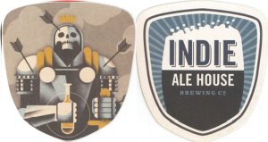 beer coaster from Innocente Brewing ( ON-INDIE-3 )