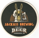 beer coaster from Jobsite Brewing Co. ( ON-JACK-1 )