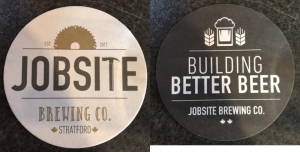 beer coaster from Jockey Club Brewery ( ON-JOBS-4 )