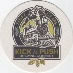 beer coaster from Kilannan Brewery ( ON-KICK-1 )