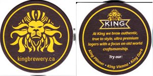 beer coaster from King