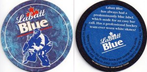 beer coaster from Labatt Brewing Company ( ON-LABA-1387B )