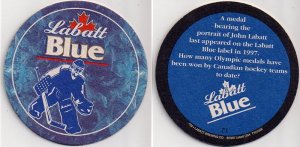 beer coaster from Labatt Brewing Company ( ON-LABA-1387D )