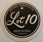 beer coaster from Lot 30 Brewers ( ON-LOT1-1 )