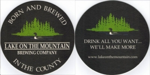 beer coaster from Lake Ontario Brewing Co. ( ON-LOTM-2 )