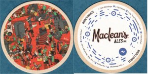 beer coaster from Madmash Brewery ( ON-MACL-2 )