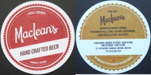 beer coaster from Madmash Brewery ( ON-MACL-3 )