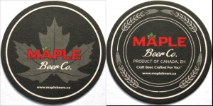 beer coaster from Market Brewing Co. ( ON-MAPL-1 )