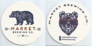 beer coaster from Mascot Brewery ( ON-MARK-3 )