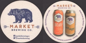 beer coaster from Mascot Brewery ( ON-MARK-4 )