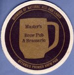 beer coaster from Matron Fine Beer ( ON-MAST-1 )