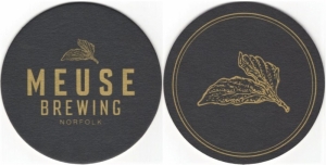 beer coaster from Meyers Creek Brewing Co. ( ON-MEUS-1 )