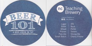 beer coaster from Niagara Falls Brewing Co.   ( ON-NCOL-6 )