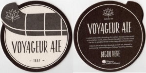 beer coaster from Niagara Falls Brewing Co.   ( ON-NCOL-8 )