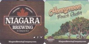 beer coaster from Niagara College Teaching Brewery ( ON-NIAA-1 )