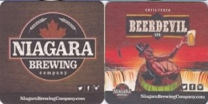 beer coaster from Niagara College Teaching Brewery ( ON-NIAA-2 )