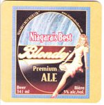 beer coaster from Nickel Brook Brewing Co. ( ON-NIAB-4 )