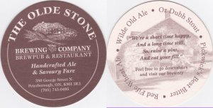 beer coaster from Ontario Craft Brewers ( ON-OLDE-5 )