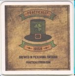 beer coaster from Prescott Brewing & Malting ( ON-PRAC-1 )