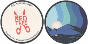 beer coaster from Red Thread Brewing Co. ( ON-REDA-1 )