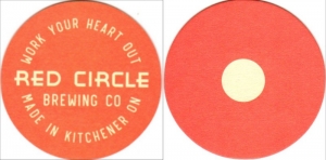 beer coaster from Red Tape Brewery ( ON-REDC-1 )