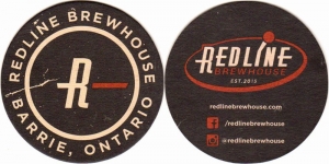 beer coaster from Refined Fool Brewing Co. ( ON-REDL-4 )