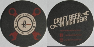 beer coaster from Refined Fool Brewing Co. ( ON-REDL-5 )