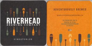 beer coaster from Riverside Brewery Ltd. ( ON-RIVR-1 )