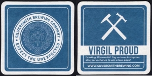 beer coaster from Simcoe Brewing Co. Ltd., The ( ON-SILV-2 )