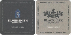 beer coaster from Simcoe Brewing Co. Ltd., The ( ON-SILV-7 )