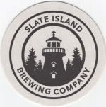 beer coaster from Sleeman ( ON-SLAT-1 )