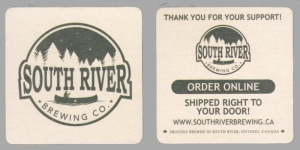 beer coaster from Southpaw Beverage Co. ( ON-SOUH-1 )