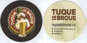 beer coaster from Turncoat Brewing Co. ( ON-TUQU-1 )