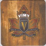 beer coaster from Von Bugle Brewery ( ON-VIMY-1 )