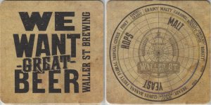 beer coaster from Wasaga Beach Brewing Co. ( ON-WALL-2 )