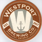 beer coaster from Wheatley Brewery ( ON-WEST-1 )