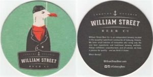 beer coaster from Willibald Farm Distillery & Brewery ( ON-WILL-1 )